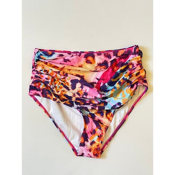 NWT Tankini 2 Pcs Set Swimsuit Ruffled Tank Size Small - Picture 6 of 6